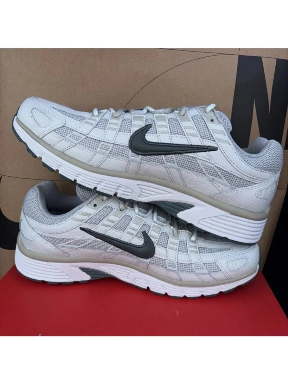 NEW Nike P-6000 PRM IH8042 002 Light Pumice Camo Green Men Size 12.5